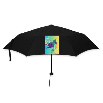 HUMMINGBIRD - Umbrella (small) - black - Front