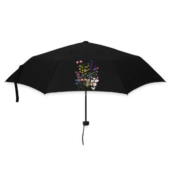 Summer meadow - Umbrella (small) - black - Front