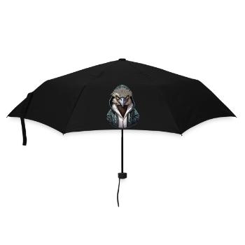 Cool Emu en vêtements décontractés - Parapluie standard - noir - Devant