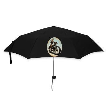 Motorcycle bride - Umbrella (small) - black - Front