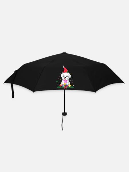 dog xmas. christmas gift - Umbrella (small) - black