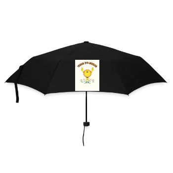 Sun - Regenschirm (klein) - Schwarz - Vorne