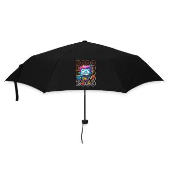 Chibi Stumble & Booo! Adorable Zombie Tee! - Umbrella (small) - black - Front
