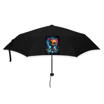 Punchy the Sweet Monster Lady - Umbrella (small) - black - Front