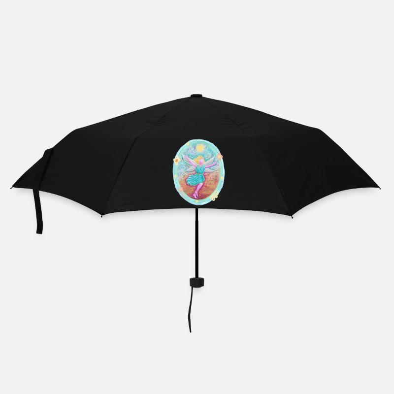 Elfe magique de la joie - Sonja Ariel von Staden - Parapluie standard - noir