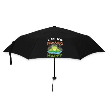 Je suis tellement heureux - Parapluie standard - noir - Devant