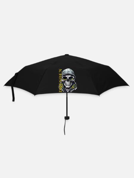 Dresden Design Dresdner Ultras - Regenschirm (klein) - Schwarz