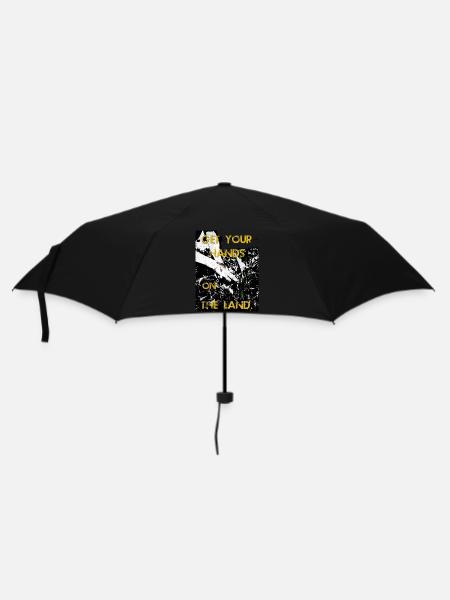 Put your hands on the land - Umbrella (small) - black