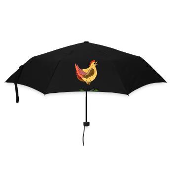 Poule - Parapluie standard - noir - Devant