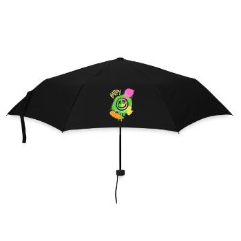 HAPPY Graffiti Splash - Umbrella (small) - black - Front