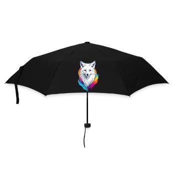 Arctic fox - Umbrella (small) - black - Front
