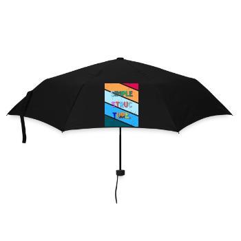 Simple design. Simple structure 2024. - Umbrella (small) - black - Front