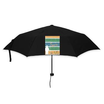 Der Geist in uns. Geist in uns. - Regenschirm (klein) - Schwarz - Vorne