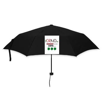For now. Yes or no. Happiness. - Umbrella (small) - black - Front