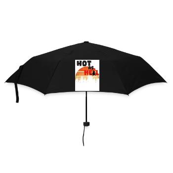 Chaud comme l’enfer. Chaud comme l’enfer. - Parapluie standard - noir - Devant