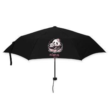 Mama est 2024 I Panda Bear Mum I First Time Mom - Umbrella (small) - black - Front