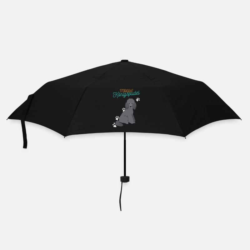 Caniche du roi de l’équipe - Parapluie standard - noir