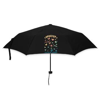 Wunder fliegen zu denen, die an sie glauben - Mut - Regenschirm (klein) - Schwarz - Vorne