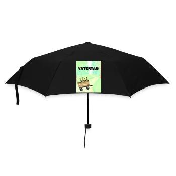 Vatertag - Regenschirm (klein) - Schwarz - Vorne