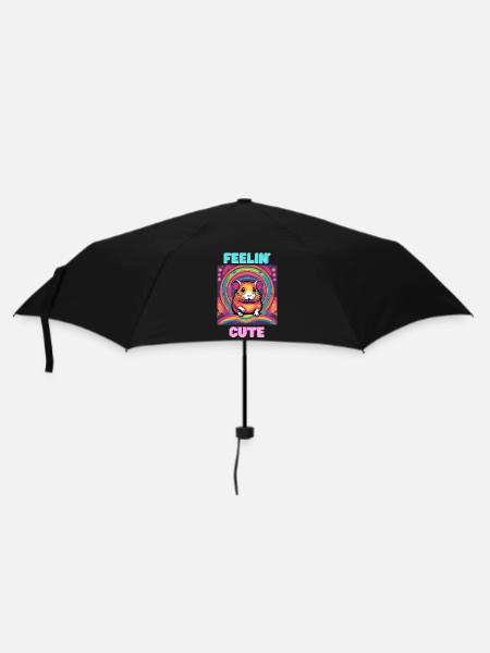 Feeling Cute - Umbrella (small) - black