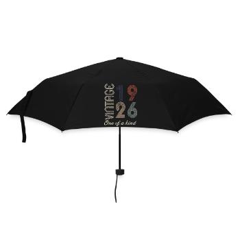 98th Birthday 1926 - Vintage Retro Gift Idea - Umbrella (small) - black - Front