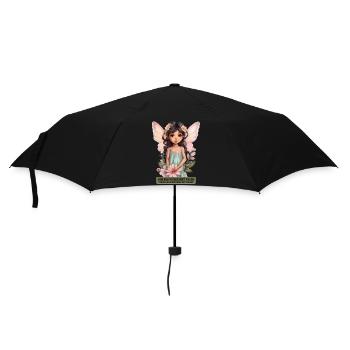 Kleine Fee - Regenschirm (klein) - Schwarz - Vorne