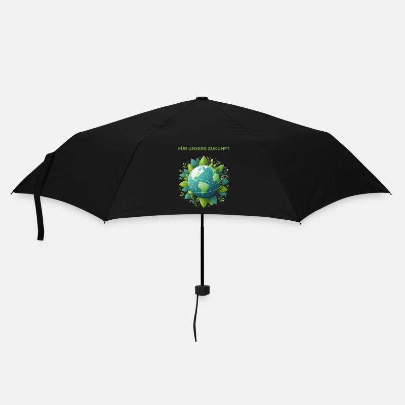 Protection du climat Terre - Parapluie standard - noir