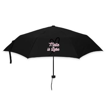 Malle ist Liebe - Regenschirm (klein) - Schwarz - Vorne