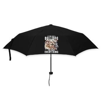 SI VOUS AVEZ UN BOULEDOGUE - Bulldog Dog CHIENS - Parapluie standard - noir - Devant
