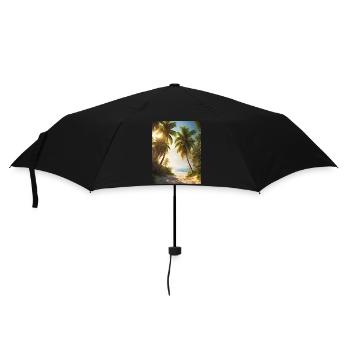 Summer Beach - Umbrella (small) - black - Front