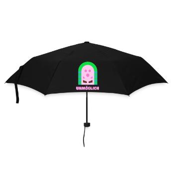 Unmöglich - Regenschirm (klein) - Schwarz - Vorne