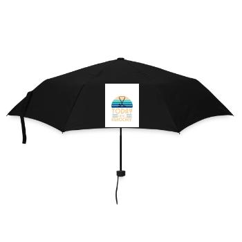 EISHOCKEY I WILL - Regenschirm (klein) - Schwarz - Vorne