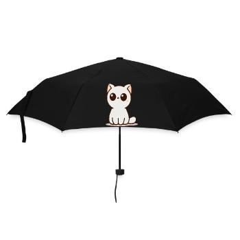 Cat - Umbrella (small) - black - Front