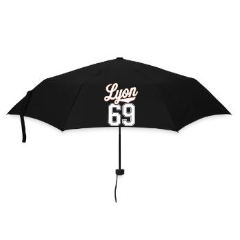 Lyon 69 - Parapluie standard - noir - Devant