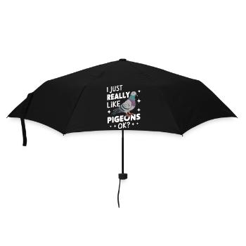 Pigeon Pigeons Animal Bird - Umbrella (small) - black - Front