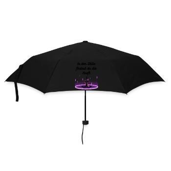 In silence you find strength - Umbrella (small) - black - Front