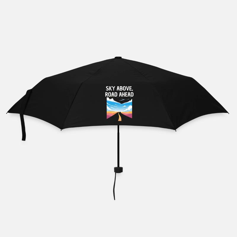 ROADTRIP DESIGN - Regenschirm (klein) - Schwarz