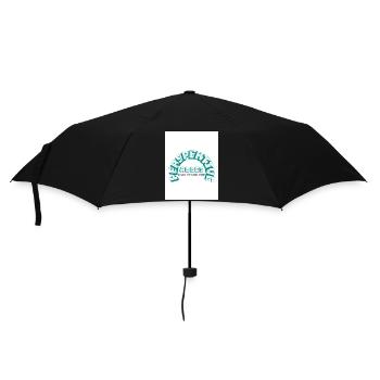 Alles eine Frage der Perspektive - Regenschirm (klein) - Schwarz - Vorne