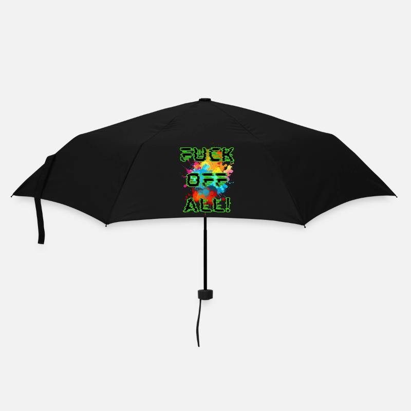 Explosion de couleurs punk - Parapluie standard - noir