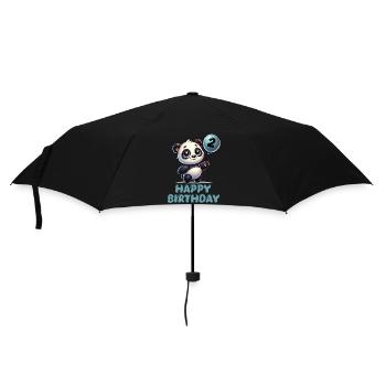 Panda BD Ballon Anniversaire 2 - Parapluie standard - noir - Devant