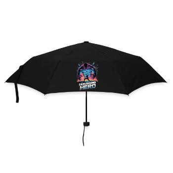 Debugging Hero – Epic Battle Against Code Monsters - Umbrella (small) - black - Front