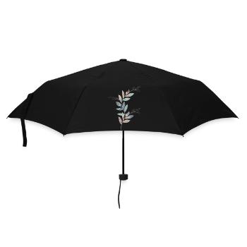 Kollorische Pflanze - Regenschirm (klein) - Schwarz - Vorne