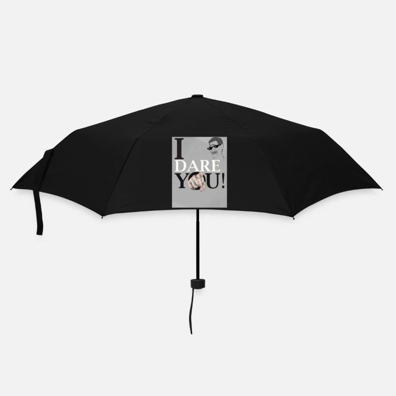 JE VOUS METS AU DÉFI - Parapluie standard - noir