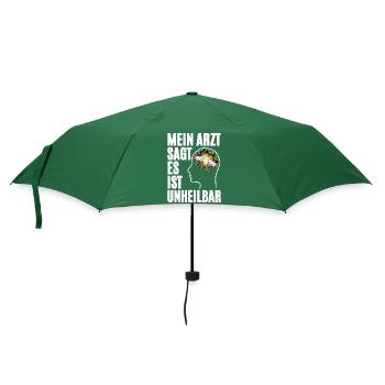 Pyrotechnics in the Head - Umbrella (small) - bottlegreen - Front