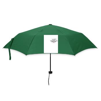 Je suis né frais réchauffement climatique chaud - Parapluie standard - vert bouteille - Devant