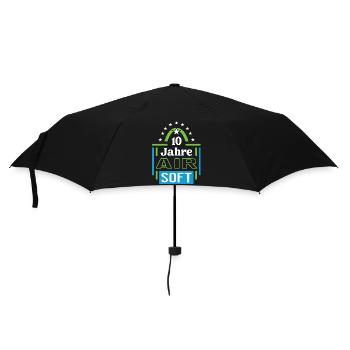 Airsoft Anniversary 10 Years Coach Player Jubi - Umbrella (small) - black - Front