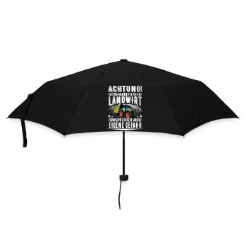 Landwirt - Regenschirm (klein) - Schwarz - Vorne