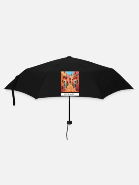 Marrakesch Farbenzauber - Regenschirm (klein) - Schwarz