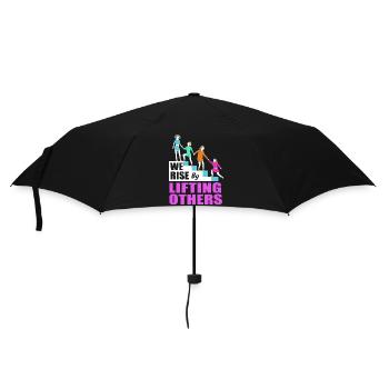 Feminismus Feminist Feministin Frauentag - Regenschirm (klein) - Schwarz - Vorne