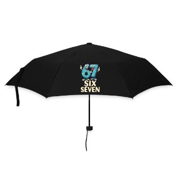 US Flag 67 Memes Six Seven - Regenschirm (klein) - Schwarz - Vorne